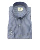 Ncs men's white striped shirt with blue base and pocket  NCS SHIRTS
