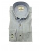 Ανδρικό πουκάμισο σε άνετη γραμμή με μικρό κάρο σιελ και λάδι κουμπιά  ΠΟΥΚΑΜΙΣΑ NCS