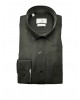 Black NCS pocket shirt with gray inside collar and cuff  NCS SHIRTS