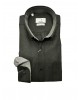 Black NCS pocket shirt with gray inside collar and cuff  NCS SHIRTS