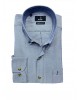 Ανδρικά Πουκάμισα - Ανδρικά πουκάμισα μονόχρωμα ραφ με ιδιαίτερα κουμπιά στο χρώμα της ταρταρούγας  ΠΟΥΚΑΜΙΣΑ NCS