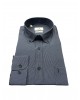 Men's shirt with very small blue check  NCS SHIRTS