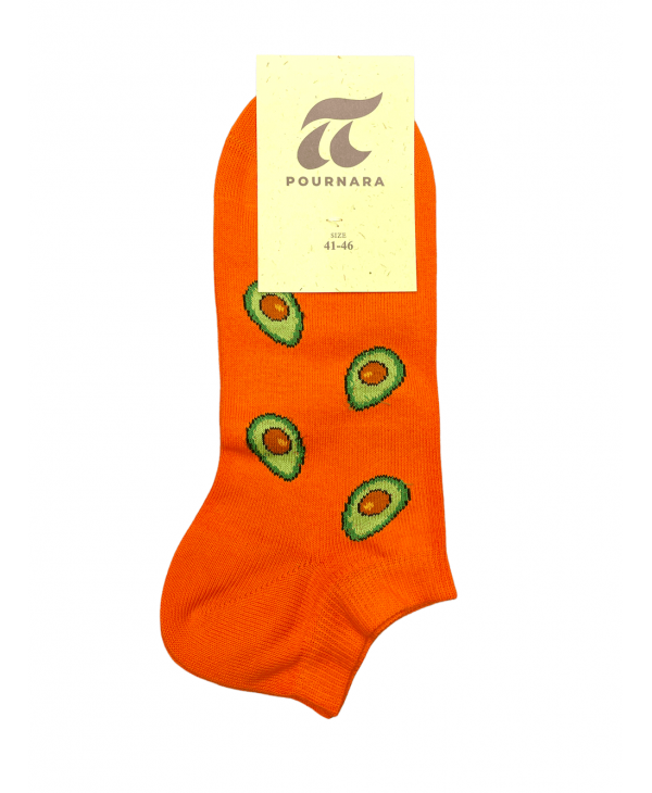 Pournara sosonaki orange avocado POURNARA FASHION Socks