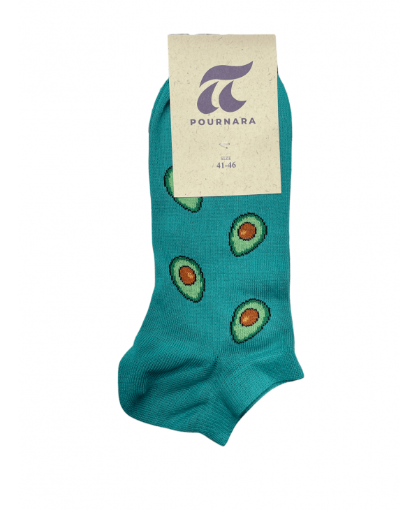 Pournara sosonaki green with avocado POURNARA FASHION Socks