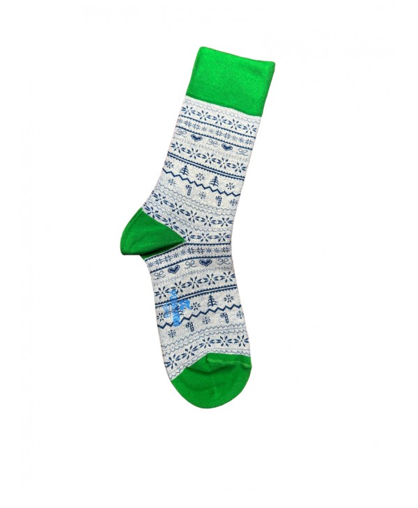 Three pairs of fashionable Christmas socks in a Merry Christmas box POURNARA FASHION Socks