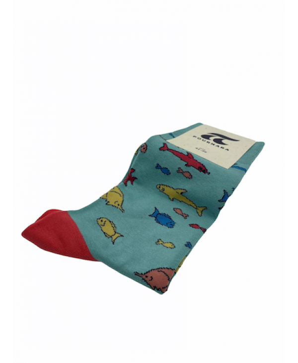 Sock with Sharks in Special Color Pournara Fashion POURNARA FASHION Socks