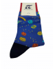 DESIGN SOCKS Purnara on Raf Base with Colorful Planets POURNARA FASHION Socks