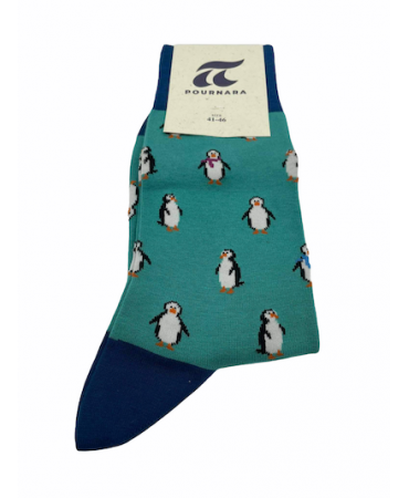 Pournara sock with Penguins in Veraman Base
