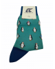 Pournara sock with Penguins in Veraman Base POURNARA FASHION Socks