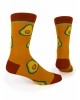 Fashion men's sock mustard with avocado POURNARA FASHION Socks