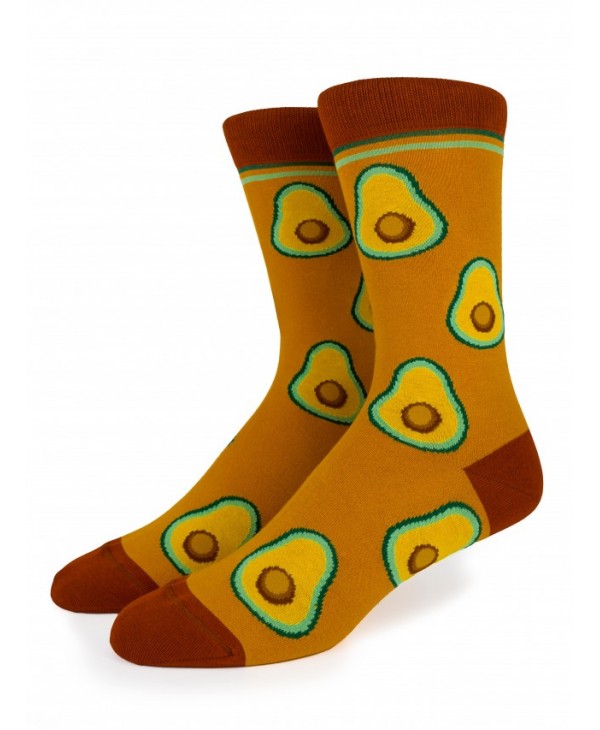 Fashion κάλτσα ανδρίκη μουσταρδι με αβοκάντο  ΚΑΛΤΣΕΣ POURNARA FASHION