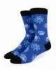 Men's sock on a blue base with moons and suns POURNARA FASHION Socks