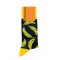 Fashion sock by Pournara black with bananas