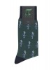 Κάλτσα της Pournara πρασινη με παπαγάλους  ΚΑΛΤΣΕΣ POURNARA FASHION