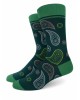 Modern green sock with colorful stripes POURNARA FASHION Socks