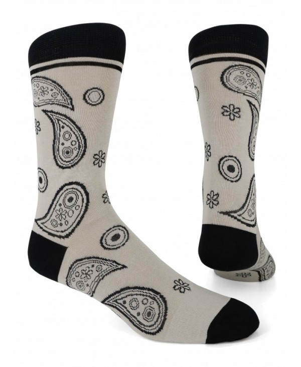 Ecru sock Pournara with gray laces POURNARA FASHION Socks