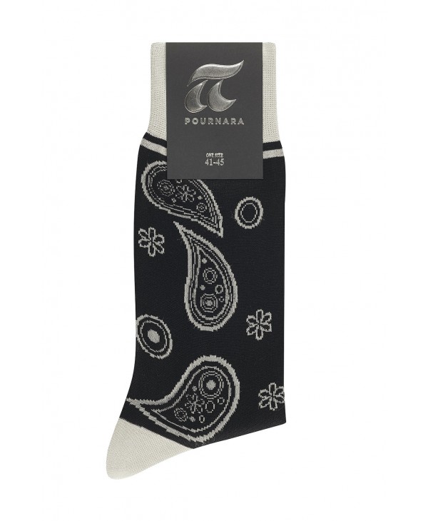 Black sock with off-white laces POURNARA FASHION Socks