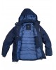 PreEnd jacket in blue with a removable hood and elasticated sleeves JACKET