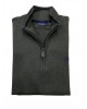 PreEnd 100% cotton zip-up polo shirt in green POLO ZIP LONG SLEEVE