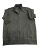 Men's jacket in charcoal color with zipper and side pockets JACKETS