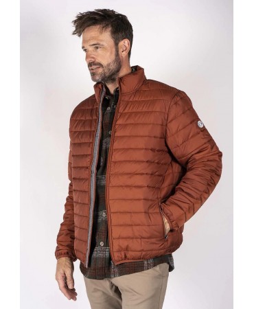 PreEnd jacket comfortable line in tile color and with internal pockets