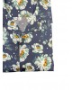 PreEnd shirt for men in a comfortable line printed with short sleeves on a blue base with white flowers PRE END SHIRTS 