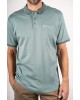 Men's polo shirt with short sleeves and pocket in light green color SHORT SLEEVE POLO 