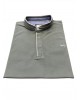 Men's t-shirt in light khaki color and gray details SHORT SLEEVE POLO 