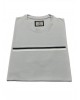 T-shirt for men in light gray color and embossed print T-shirts 