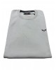 Ecru plain cotton t-shirt ROUND NECK