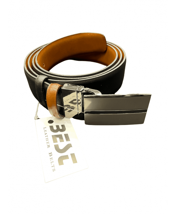 Best double sided leather belts black with tampa BELTS