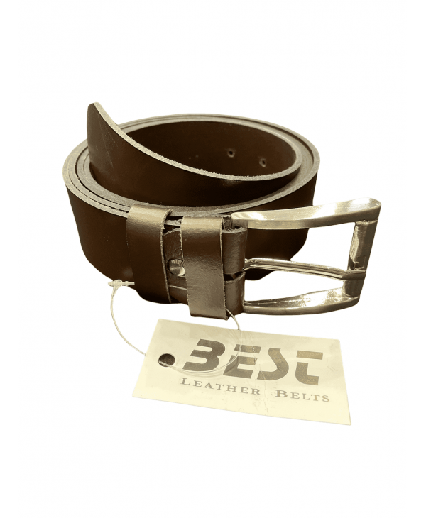 Best leather belt monochrome brown BELTS