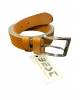 Tampa leather belt with knitted design by Best. BELTS