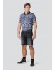 T-shirt Summer Printed Pree End with Blue Collar in Blue Base 100% Cotton SHORT SLEEVE POLO 