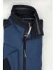 Sweatshirt Cardigan with Blue Zipper and Meantime Pockets JACKETS