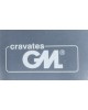 GM Motif Bordeaux Ties with Black Vertical Stripes GM Tie