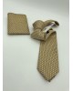 GM set Tie with Scarf in Yellow Base with Black Polka Dot GM Tie set
