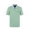 Haio polo with pocket and shirt collar in bright green color