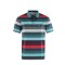 Polo Haio with blue, red, gray stripes 