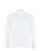 Cotton turtleneck in white color straight down with openings on the sides hajo ZIVAGO