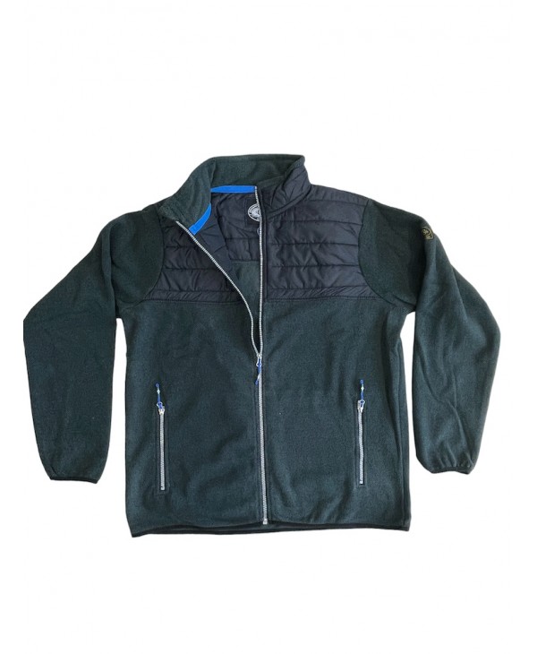 Men's jacket jacket in green color with side pockets JACKETS