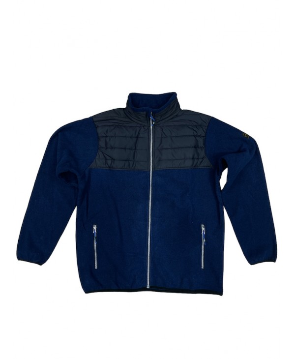 Men's jacket jacket in blue color with side pockets JACKETS