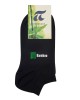 Bamboo short sock black POURNARA FASHION Socks