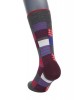DESIGN SOCKS POURNARA in Anthracite Base with Large Colorful Checkered POURNARA FASHION Socks