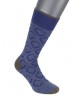 SOCKS POURNARA in Raf Base with Blue Squares POURNARA FASHION Socks