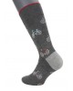 Pournara Fashion Socks in Carbon Base with Bicycles Blue Purple and Red POURNARA FASHION Socks