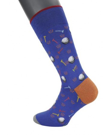 Sock with golf balls in Blue Roua Color Pournara Fashion
