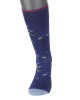 POURNARA FASHION Socks in Blue Base with Colorful Fish POURNARA FASHION Socks