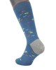 Socks in Petrol Base with Colorful Fish POURNARA FASHION POURNARA FASHION Socks