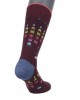 Game Over Fashion Space Invaders Sock in Bordeaux by Pournara POURNARA FASHION Socks